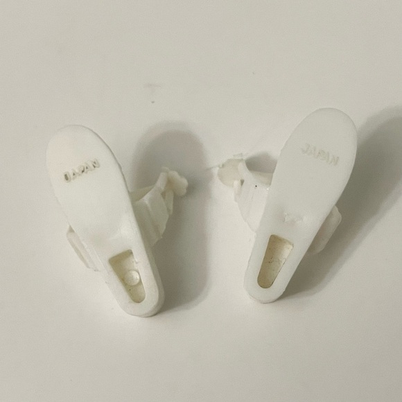 Vintage Ideal Tammy Doll Shoes White Sandals Japan - Picture 11 of 16